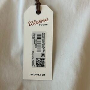 Tecovas White Casual Button Down Shirt